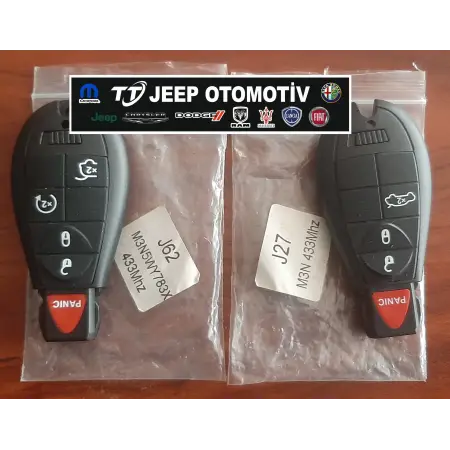 2008-2013 Chrysler / Jeep / Dodge Fobik Uzaktan Kumanda Anahtar