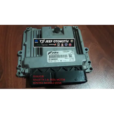 2013-2020 Alfa Romeo Giulietta 1.6 Dizel Motor Kontrol Modülü 55263136 - 2El