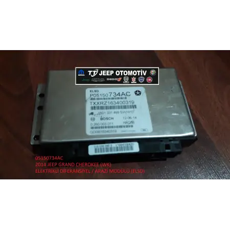 2014-2018 Jeep Grand Cherokee ELSD Modül 05150734AC - 2.El Ürün