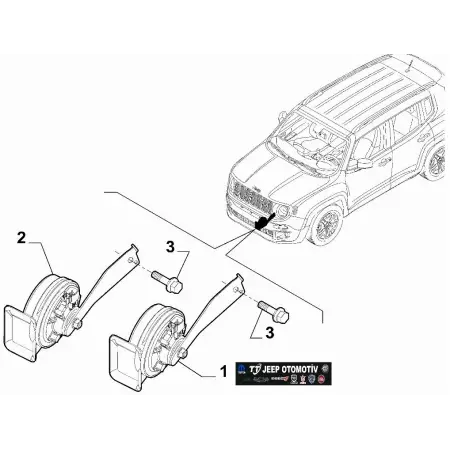 2014 - 2023 Jeep Renegade Tiz Korna 52082448