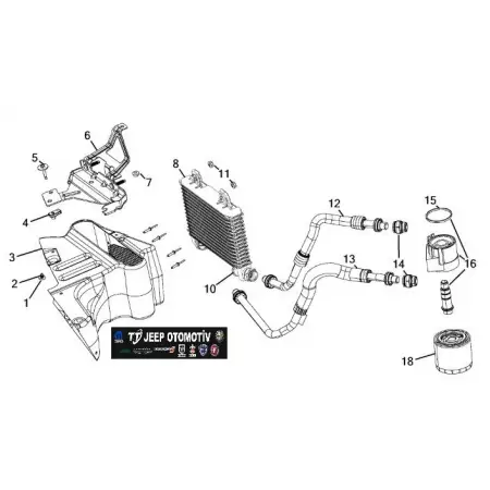 2019-22 Dodge Charger / Challenger Hava Filtre Boru 68205062AF