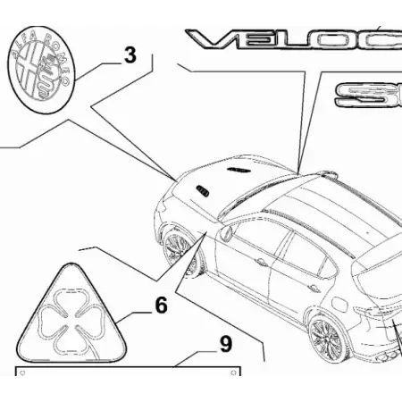 Alfa Romeo Giulietta Tonale Giulia Stelvio Ön Arma Logo 50541293
