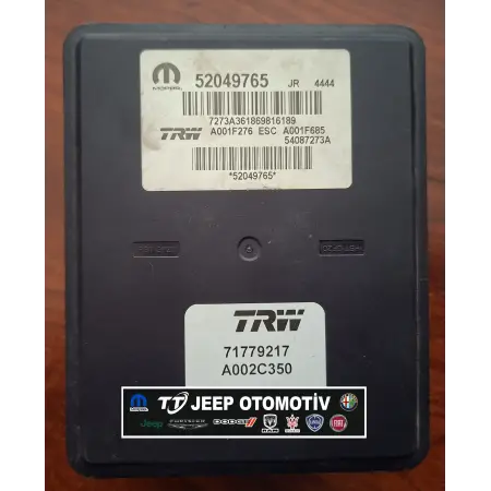 2014 - 2018 Jeep Renegade ABS Modülü Beyni 52049765 71779217 - 2.El Ürün