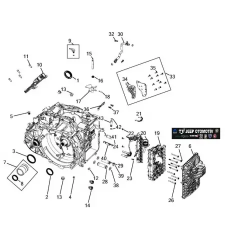 Jeep Cherokee Renegade Compass 500X 9 İleri ZF Şanzıman Yağ Karteri 04752951AA