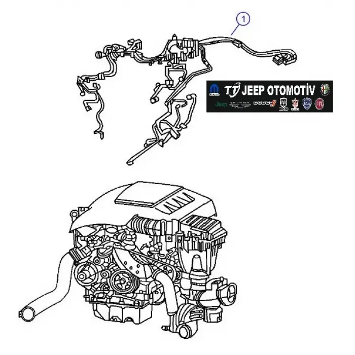 2005-10 Mercedes 3.0L Motor Tesisat A6421508020 68001764AA - 2.El Ürün