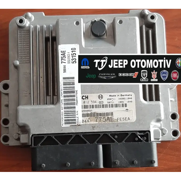 2005-2007 Jeep Cherokee (KJ) 2.8L Dizel Motor Beyni 56044775AE - 2.El