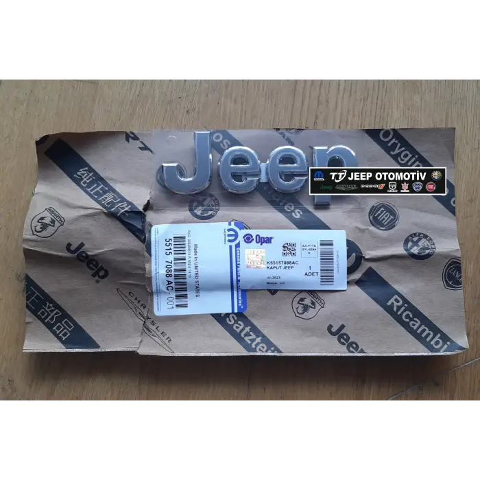 2005-2018 Jeep Kaput ve Bagaj Arması Jeep logo 55157088AC