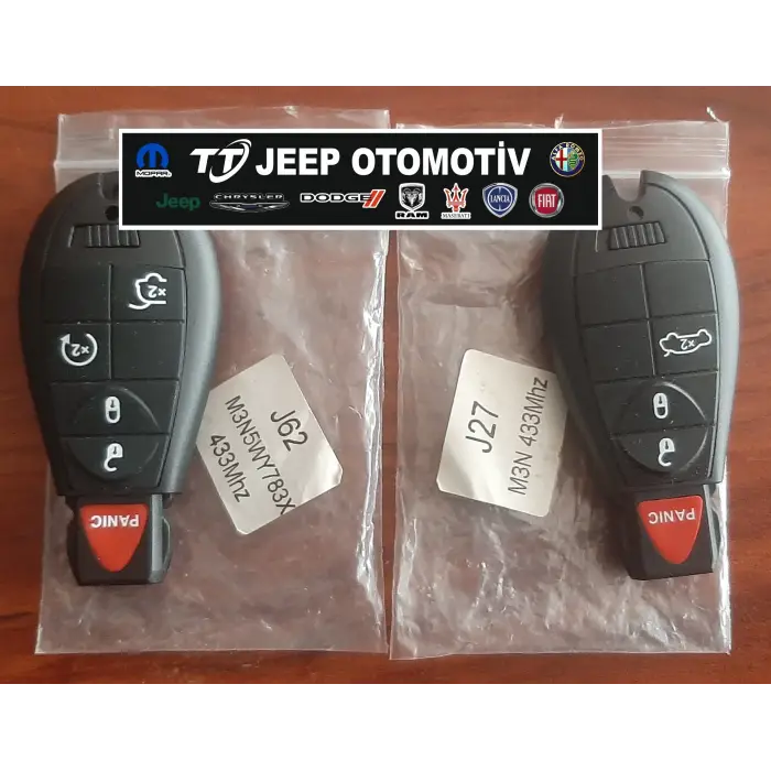 2008-2013 Chrysler / Jeep / Dodge Fobik Uzaktan Kumanda Anahtar