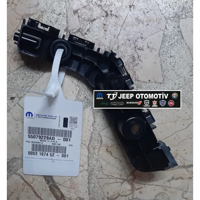 2011 - 2013 Jeep Grand Cherokee Ön Tampon Sol Braket 55079229AD