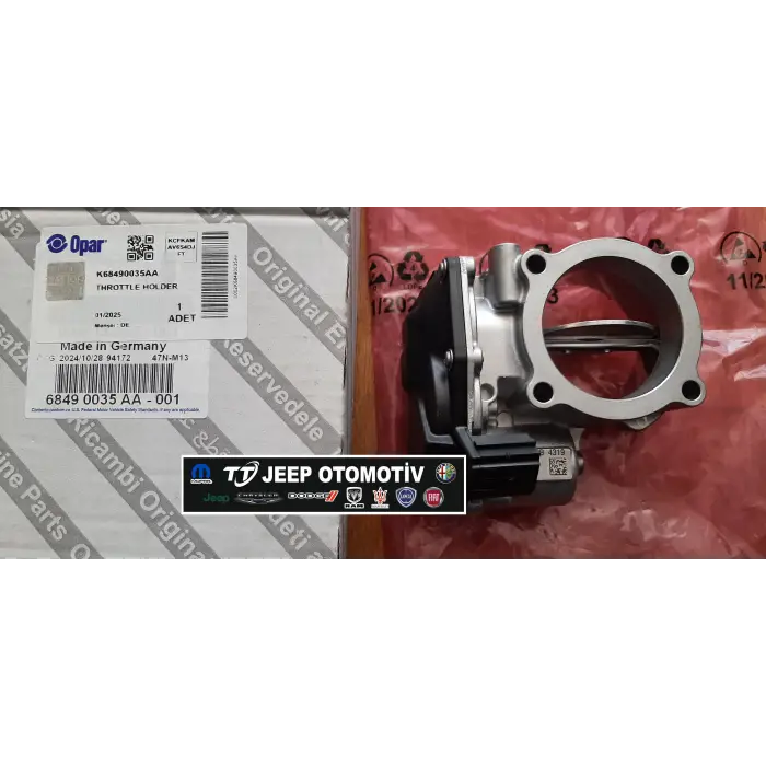 2011-2018 Jeep Grand Cherokee-MASERATİ- 3.0L Dizel Gaz Kelebeği 68490035AA