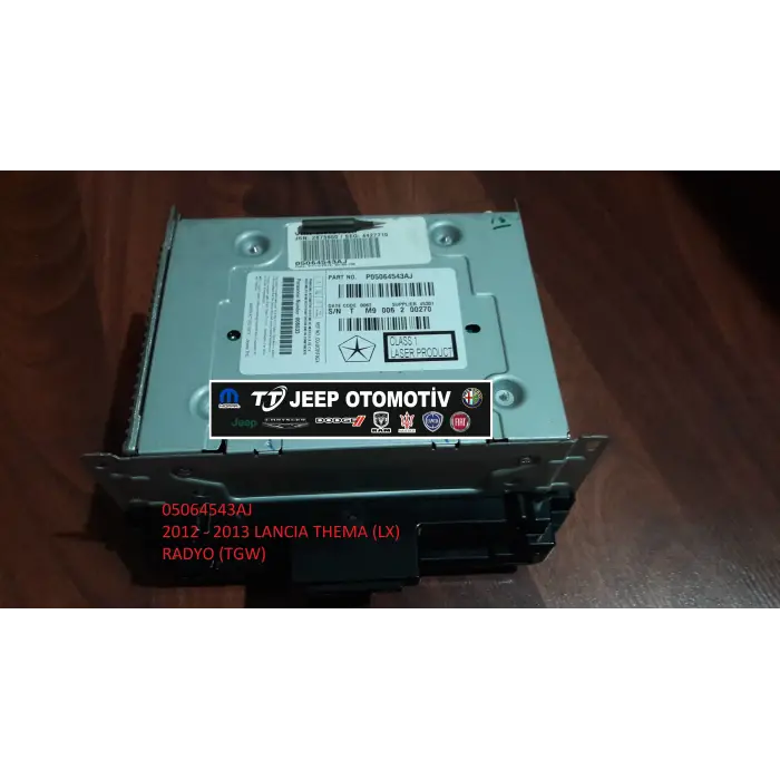 2012-2013 Lancia Thema Radyo 05064543AJ - 2.El Ürün