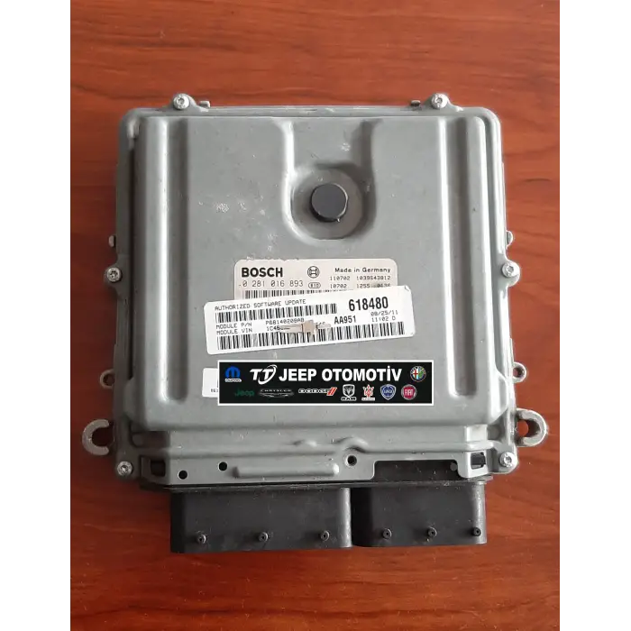 2012 Jeep Wrangler Rubicon JK 2.8L Dizel Motor Beyni 68140208AB - 2.El Ürün