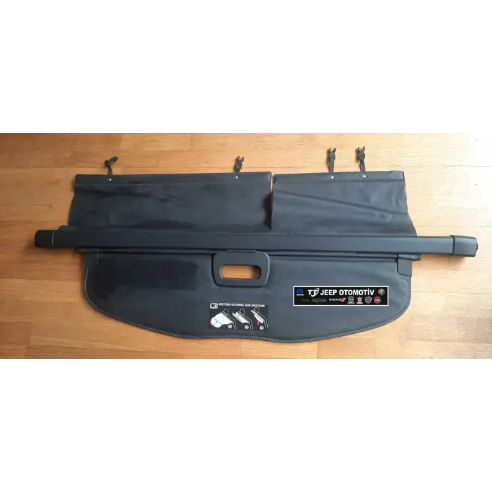 2014-18 Jeep Cherokee (KL) bagaj örtüsü - siyah