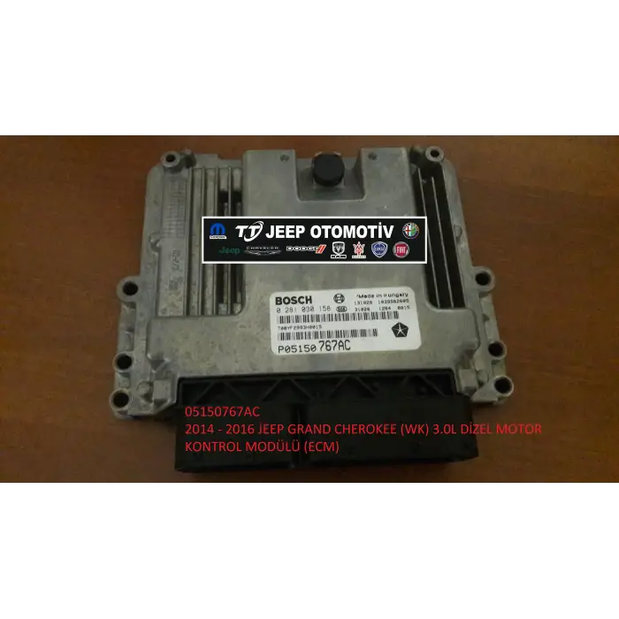 2014-2015 Jeep Grand Cherokee (WK) Motor Beyni 05150767AC - 2.El Ürün