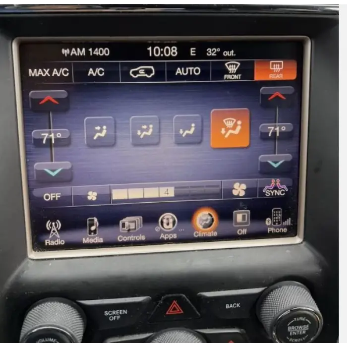 2014-2017 Jeep Grand Cherokee Radyo 68190241AF 68190241AE - 2.El Ürün