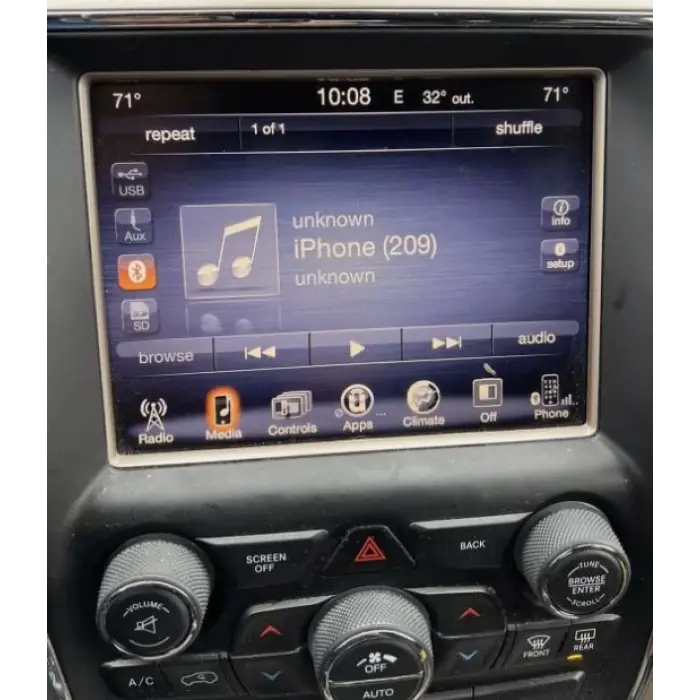 2014-2017 Jeep Grand Cherokee Radyo 68190241AF 68190241AE - 2.El Ürün