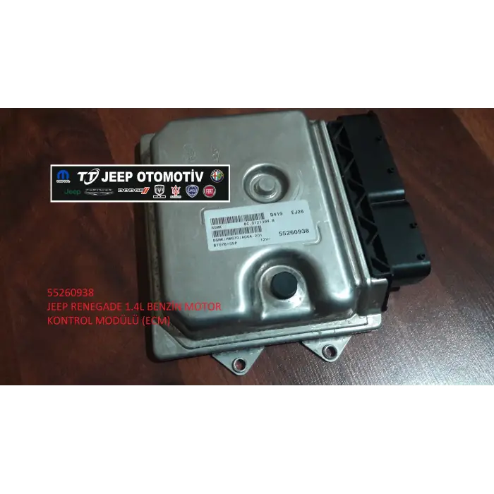 2014-2022 Jeep Renegade Fiat 500X 1.4L Benzin Motor Kontrol Modül 55260938 - 2.El