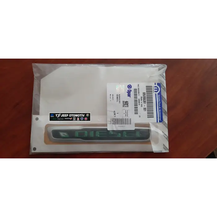 2018 - 2023 Jeep Renegade Arka Bagaj  Diesel  Yazısı 52055391