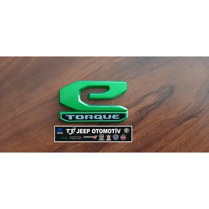 2018 - 2023 Jeep Renegade Arka Bagaj  etorque  yazısı E YAZI YEŞİL52230568
