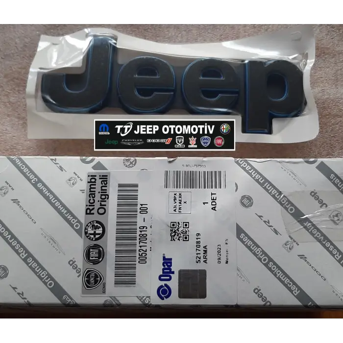 2020 - 2024 Jeep Compass PHEV Bagaj Jeep Yazısı 52170819