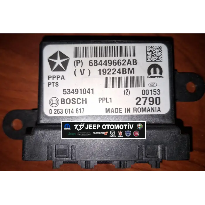 2021 - 24 Jeep Compass Park Sensör Modülü 68449662AB 68449662AA - 2.El