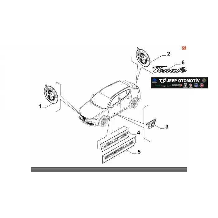 2022 Alfa Romeo Tonale / Giulia / Stelvio Veloce Yazı 50556909