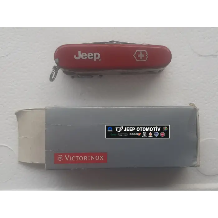 Jeep Marka Victorinox çok amaçlı kırmızı renk çakı