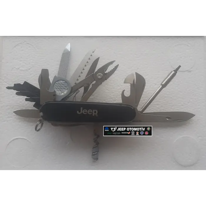 Jeep Marka Victorinox çok amaçlı siyah renk çakı