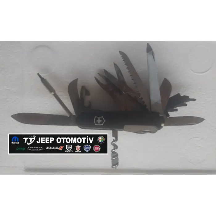 Jeep Marka Victorinox çok amaçlı siyah renk çakı