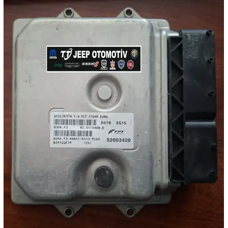 2013 - 2016 Alfa Romeo Giulietta 1.4 Motor Beyni 52003420 - 2.El