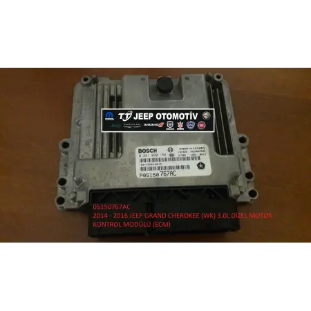 2014-2015 Jeep Grand Cherokee (WK) Motor Beyni 05150767AC - 2.El Ürün