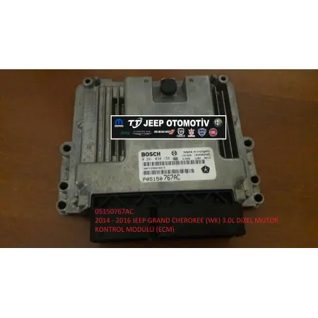 2014-2016 Jeep Grand Cherokee (WK) Dizel Motor Kontrol Modülü 05150767AC - 2.El
