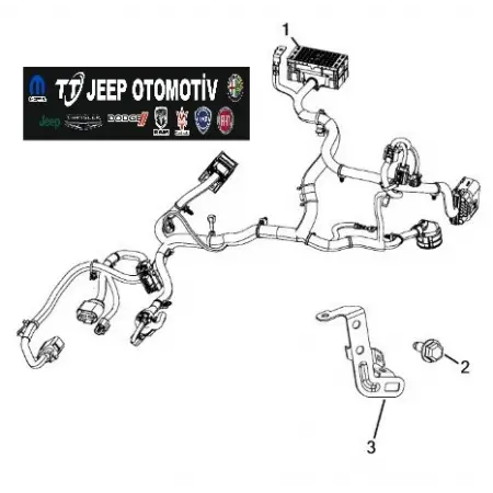 2014 - 2018 Jeep Cherokee KL 2.0 Şanzıman Tesisatı 68270156AC - 2.El