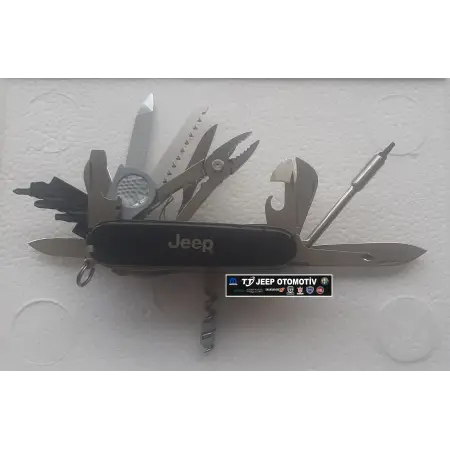 Jeep Marka Victorinox çok amaçlı siyah renk çakı