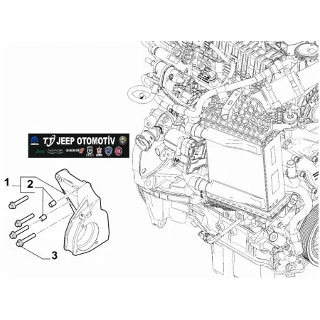 Jeep Renegade Compass Tonale Fiat Egea 1.5 Motor Braketi 46352673