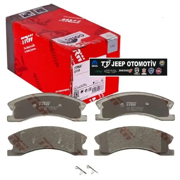 1999 - 2004 Jeep Grand Cherokee Ön Fren Balatası OEM TRW GDB4133
