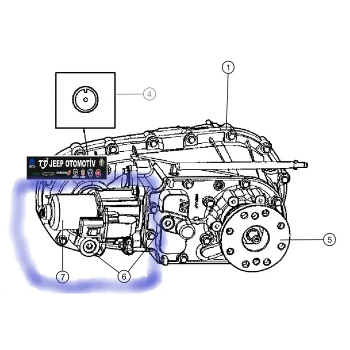 2005-10 Jeep Grand Cherokee Arazi Motoru NVG48054 05143786AA - 2.El Ürün