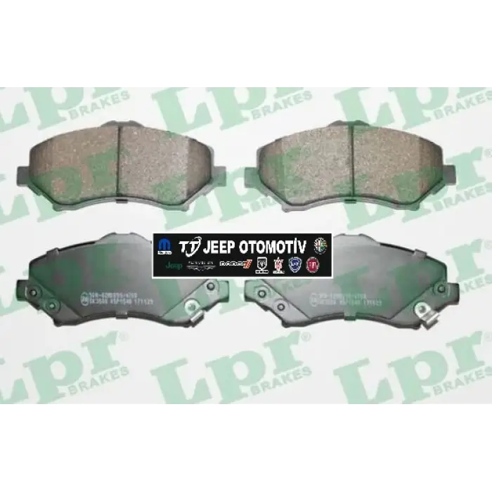 2007 - 2017 Jeep Cherokee Rubicon Dodge Nitro Ön Fren Balatası OEM LPR 05P1548