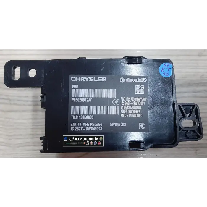 2009-2010 Chrysler Voyager Kontak Anahtar Modülü WIN P05026872AF 05026872AF - 2.El Ürün