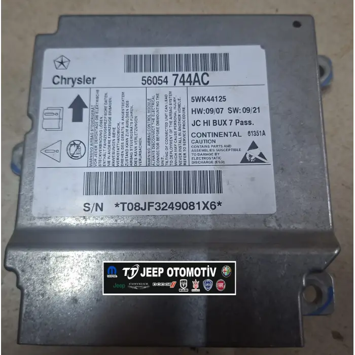 2009 - 2010 Dodge Journey Airbag Beyni 56054744AC - 2.El