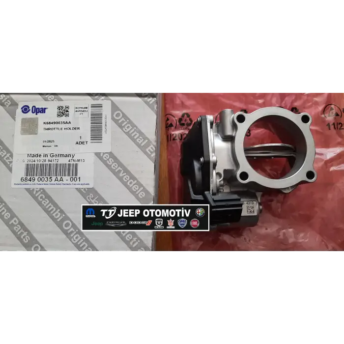 2011-2018 Jeep Grand Cherokee-MASERATİ- 3.0L Dizel Gaz Kelebeği 68490035AA