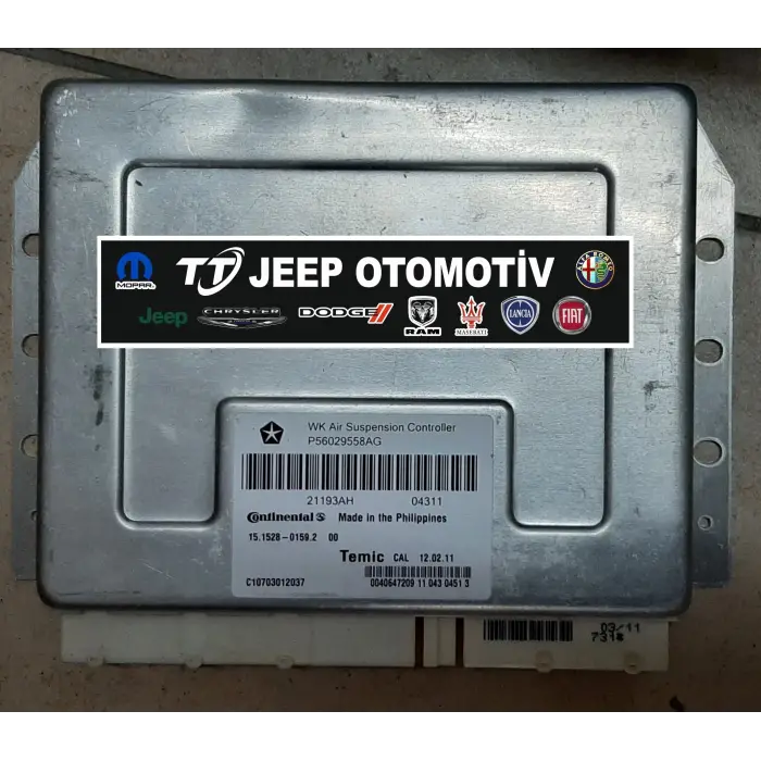 2012 Jeep Grand Cherokee Havalı Süspansiyon Airmatik Modülü 56029558AG - 2.El Ürün P56029558AG