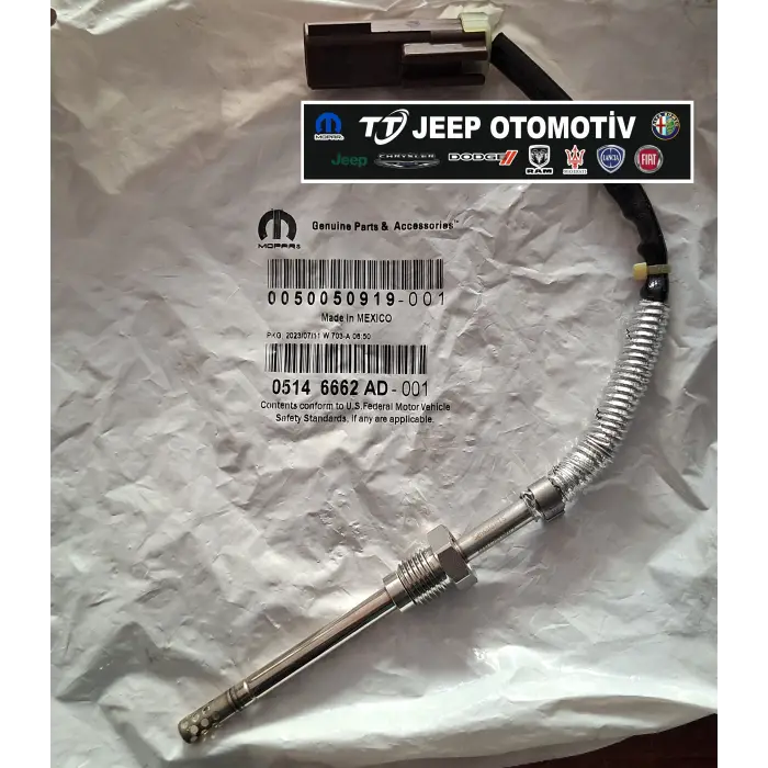 2014 - 18 Jeep Grand Cherokee Egzost Sıcaklık Sensörü 05146662AD