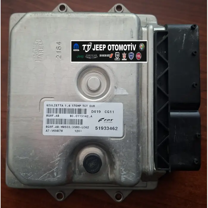 2016 - 2020 Alfa Romeo Giulietta 1.4 L Motor Beyni 51933462 - 2.El