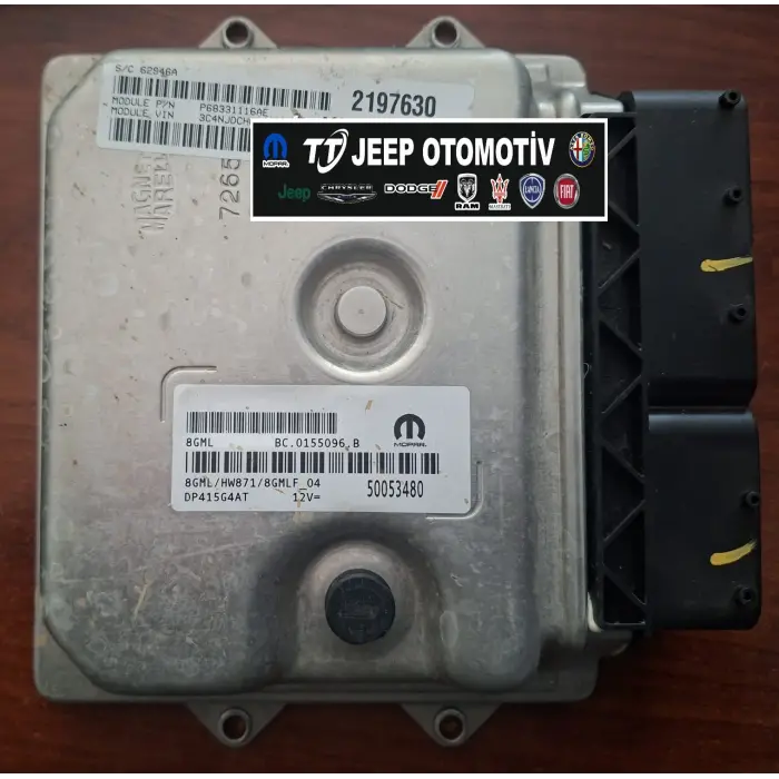 2017 - 2020 Jeep Compass 1.4 Motor Beyni 50053480 P68331116AE 68331116AE - 2.El
