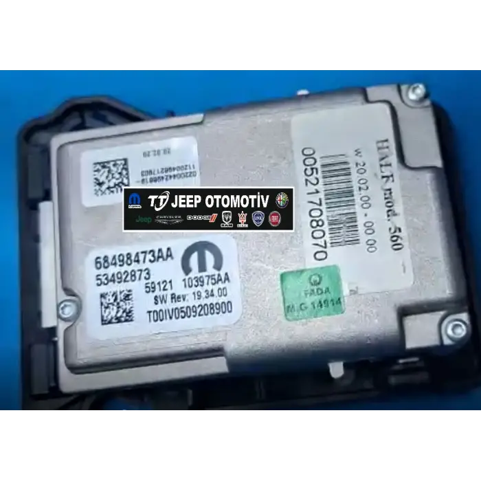 2017 - 2025 Jeep Compass FFCM HALF Ön Kamera Tamiratı 68498473AA 53492873 52170807