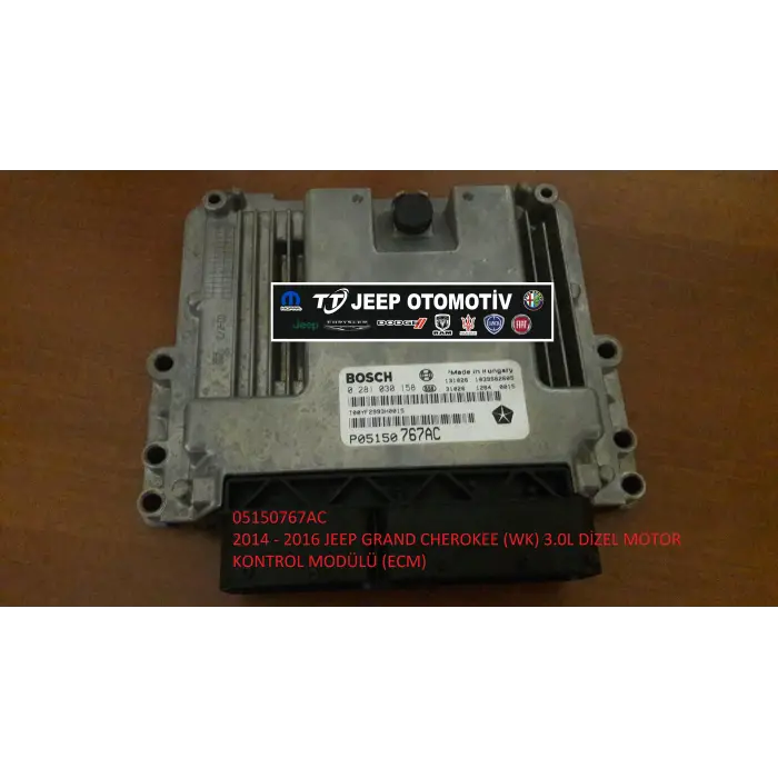 2014 - 2018 Jeep Grand Cherokee Motor Kontrol Modülü 05150767AC Tamiri 18.000 TL