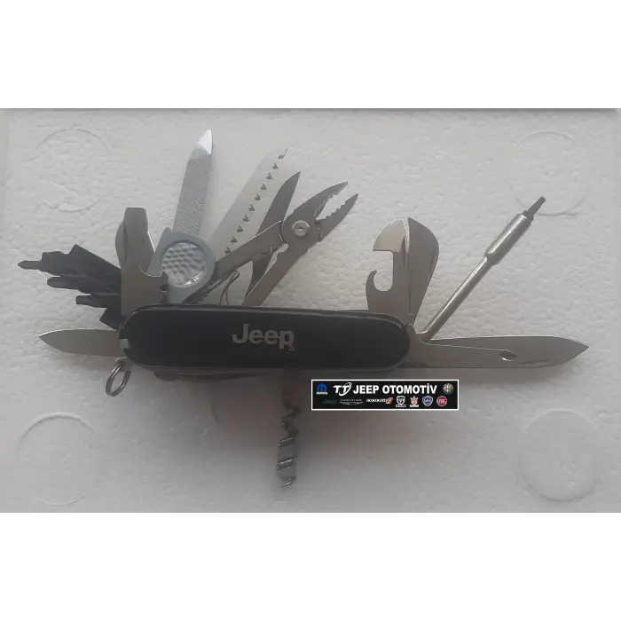 Jeep Marka Victorinox çok amaçlı siyah renk çakı