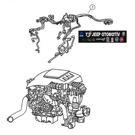 2005-10 Mercedes 3.0L Motor Tesisat A6421508020 68001764AA - 2.El Ürün