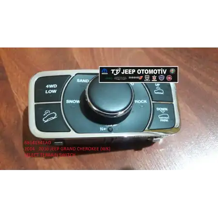 2014-2016 Jeep Grand Cherokee (WK) arazi seçim düğme grubu 68141341AD - 2.El